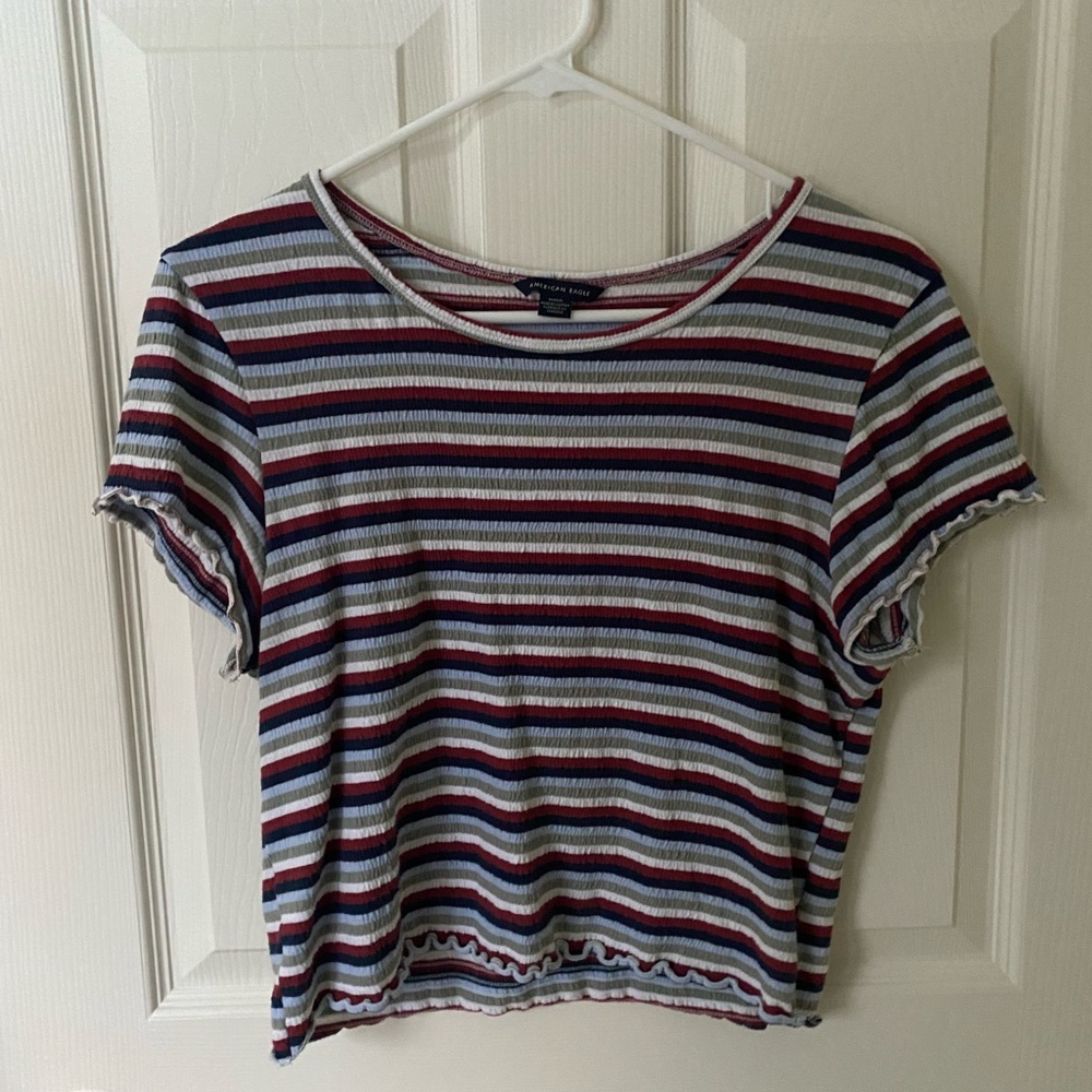 American Eagle Striped Tee